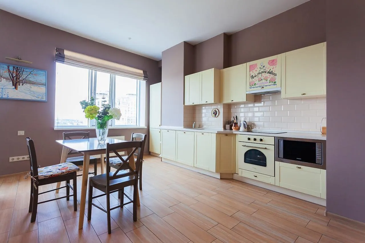 Stylish Views Apartments In The Parasol. Parus .Obolonskaya Embankment Kyiv Ukraine