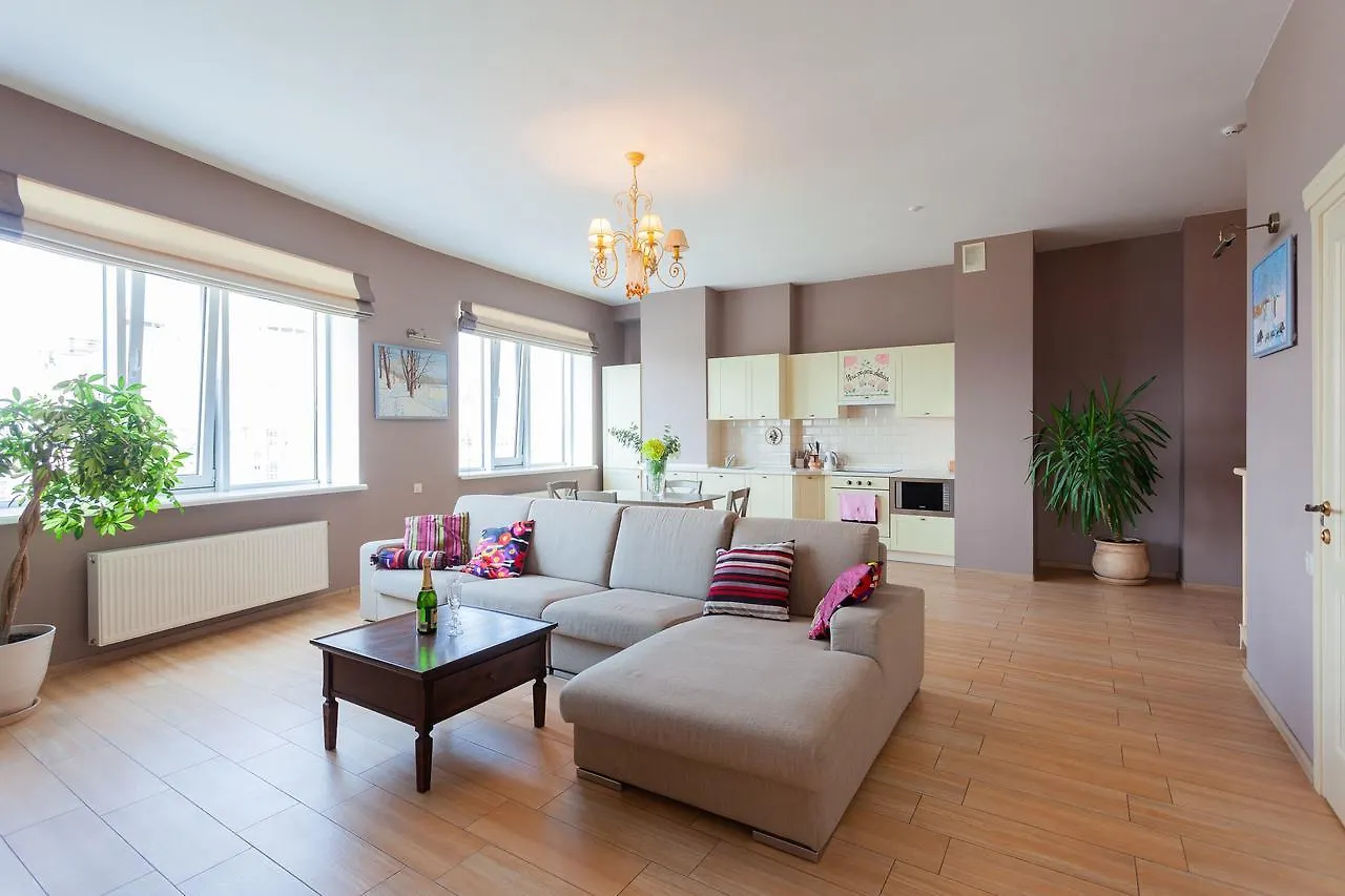 Stylish Views Apartments In The Parasol. Parus .Obolonskaya Embankment Киев